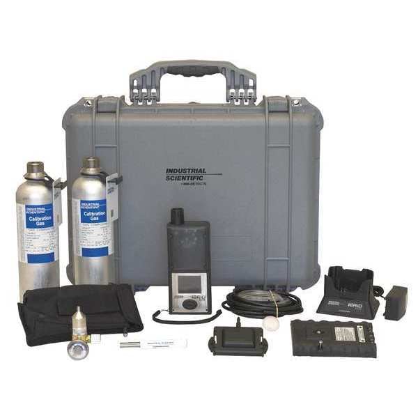Industrial Scientific MX6 iBrid Multi-Gas Detector, Audible, Vibrating, Visual, LCD, 36 hr Battery Life - MX6KIT-K123R211