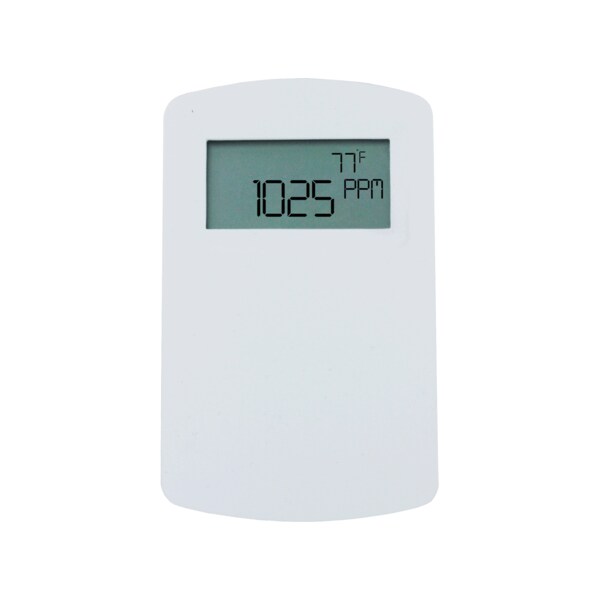 Dwyer Instruments Wall Voc & CO2 transmitter, universal analog outputs, 2000 ppm CO2 - CDTV-2N404