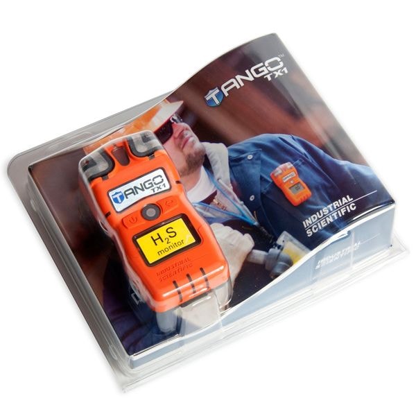 Industrial Scientific Single Gas Detector, CO, 0-1000ppm, Orange - TX1-1