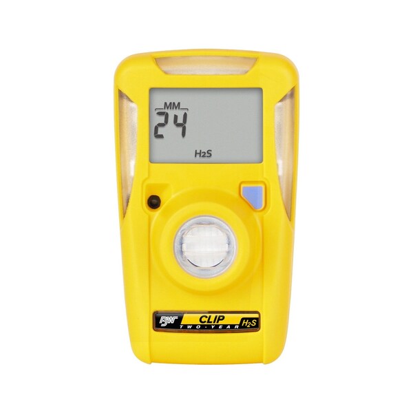Honeywell Bw Honeywell Bw Clip Series Single-Gas Detector, H2S, 0 To 100 Ppm, Two-Year - BWC2-H