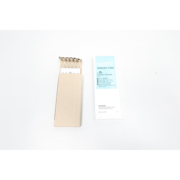 Gastec CARBON DIOXIDE DETECTOR TUBES GAS ANALYSIS Parts, 10PK - 2L 90421
