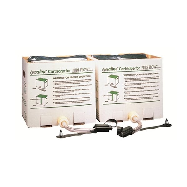 Honeywell Eyewash Cartridge, 3.5 Gal Capacity, For Use With Fendall Pure Flow 1000 Eyewash Stations, 2 Pack - 32-001050-0000-H5