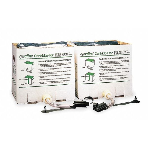 Honeywell Eyewash Cartridge, 3.5 Gal Capacity, For Use With Fendall Pure Flow 1000 Eyewash Stations, 2 Pack - 32-001050-0000-H5