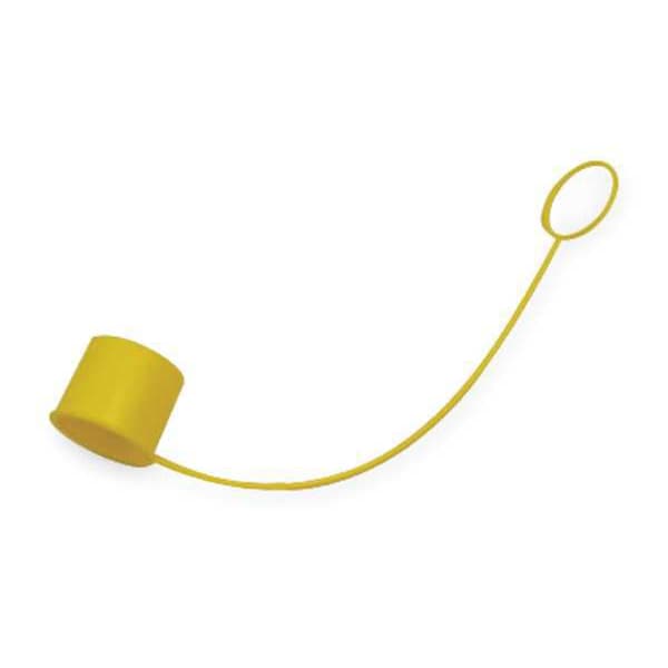 Bradley Eyewash Dust Cap, Plastic, Yellow, For Use With, Eyewash - 107-371