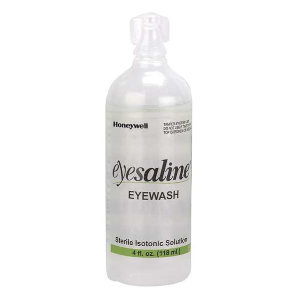 Honeywell Eyesaline, Single Use Eyewash Bottle, 4 oz, 3 Year Shelf Life, For use with First Aid Kits/Toolboxes - 32-000452-0000