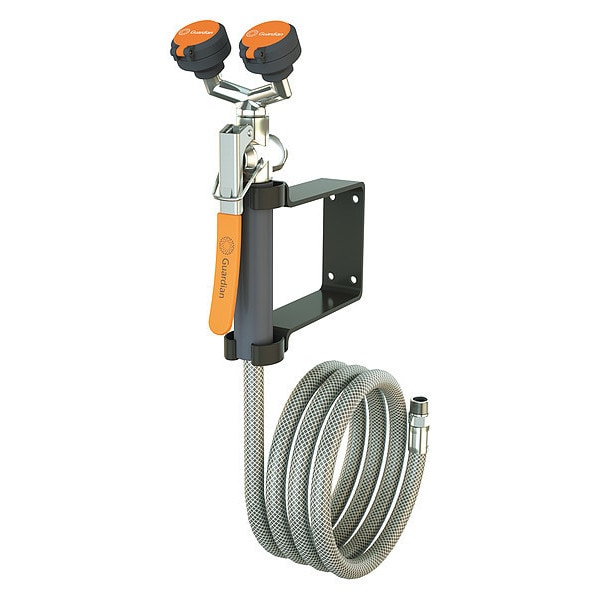 Guardian Equipment Dual Head Drench Hose, Wall Mount, 8 ft. - G5026