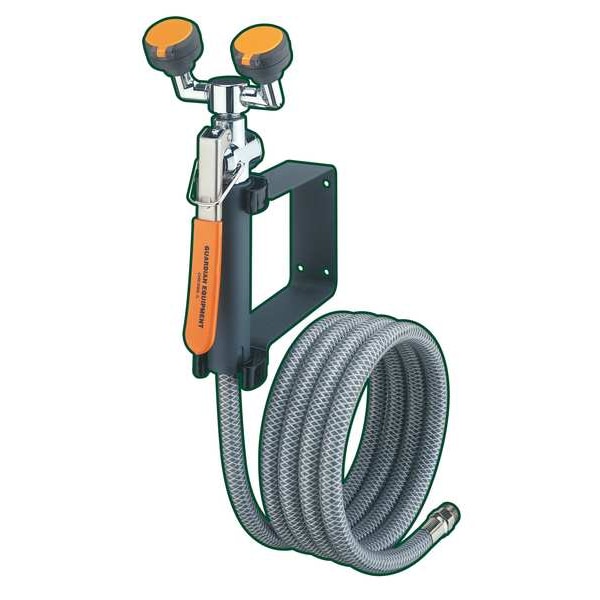 Guardian Equipment Dual Head Drench Hose, Wall Mount, 8 ft. - G5026