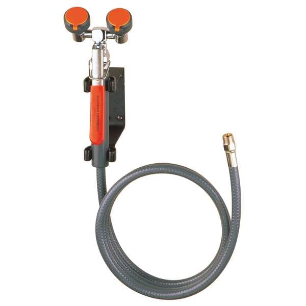Guardian Equipment Dual Head Drench Hose, Wall Mount, 8 ft. - G5026