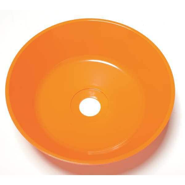 Guardian Equipment Replacement Wash Bowl, Plastic, Orange, For Use With, Eyewash - 100-009ORG-R