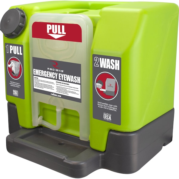 Radians 12 Gallon Emergency Eyewash Station - REW01112