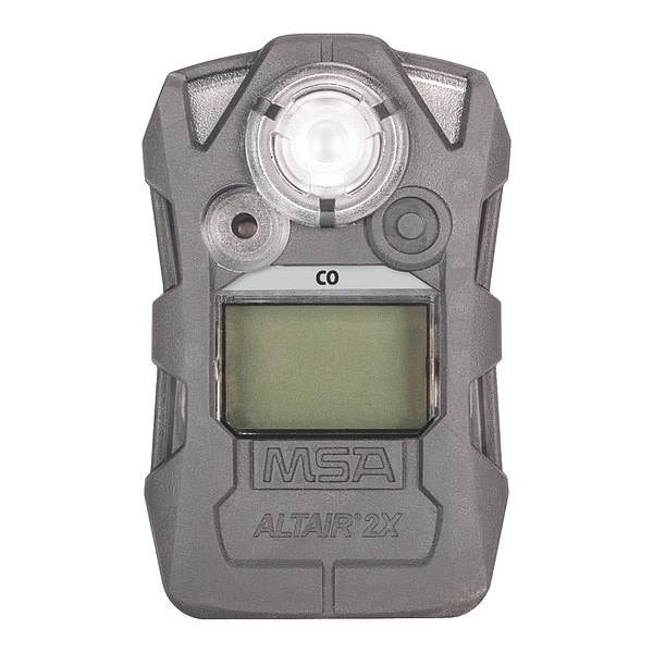 Msa Safety ALTAIR 2X Multi-Gas Detector, IP67, Audible, Vibrating, Visual, LCD, 18 mo Battery Life - 10154072