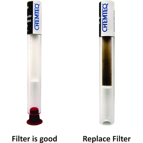 Chemteq Filter Change Indicator-Low Flow Fillters for Hydrogen Sulfide Gas - 143-0000