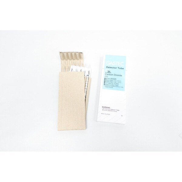 Gastec CARBON DIOXIDE DETECTOR TUBES GAS ANALYSIS Parts, 10PK - 2L 00325