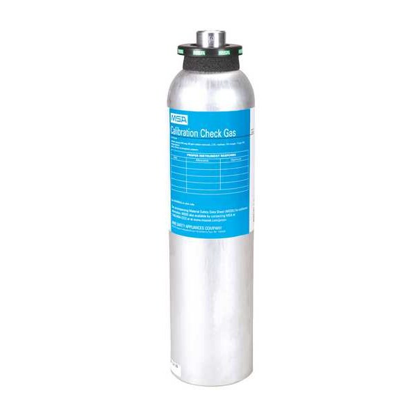 Msa Safety Calibration Gas, Carbon Monoxide, Hydrogen Sulfide, Methane, Oxygen, 58 L, RP Connection - 804770