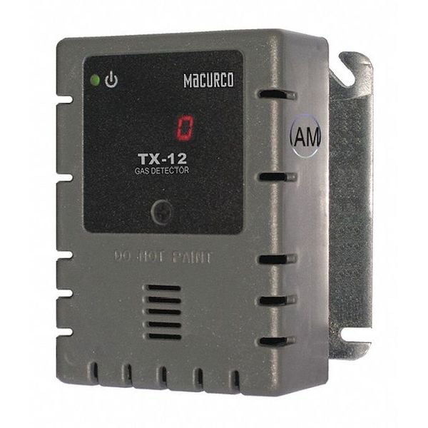 Macurco Fixed Gas Detector, NH3, 4-1/2in.Hx4in.W - TX-12-AM