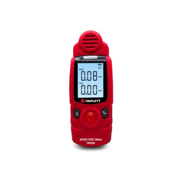 Jewell Instruments Paper Triplett Formaldehyde and TVOC Meter, Backlit Dual LCD - FM260