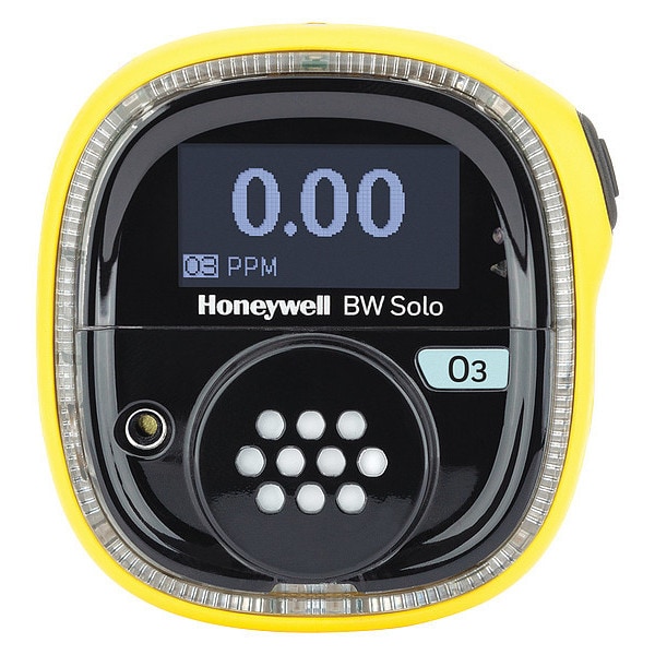 Honeywell Single-Gas Detector, Audible, Vibrating, Visual, 6 mo Battery Life - BWS1-XL-Y