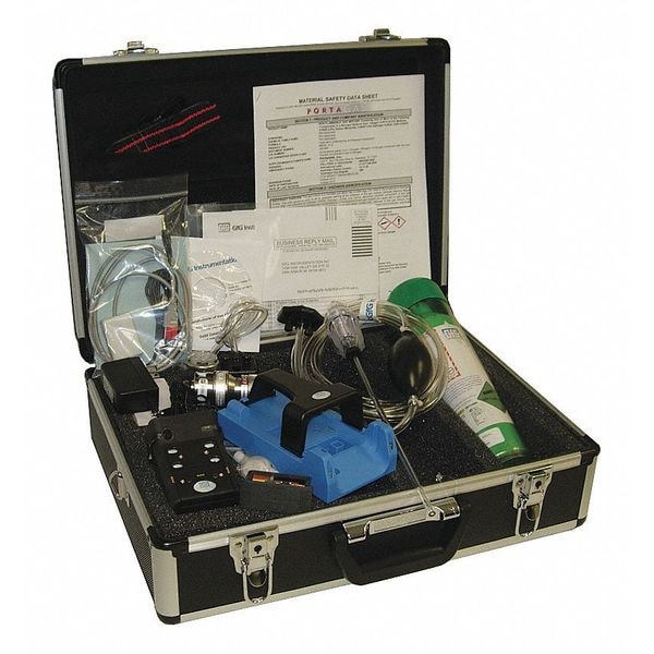 Gfg Multi-Gas Detector, IP67, Audible, Vibrating, Visual, LCD, 170 hr Battery Life - G450-11420C