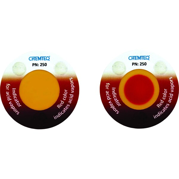 Chemteq Filter Change Indicator Sticker B for Acid Gases and Vapors - 250