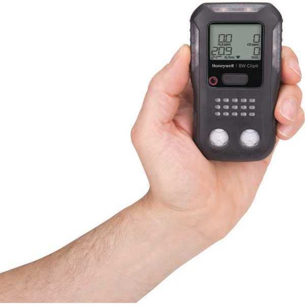 Honeywell Bw Multi-Gas Detector, Audible, Vibrating, Visual, LCD, 2 yr Battery Life - BWC4-B-B