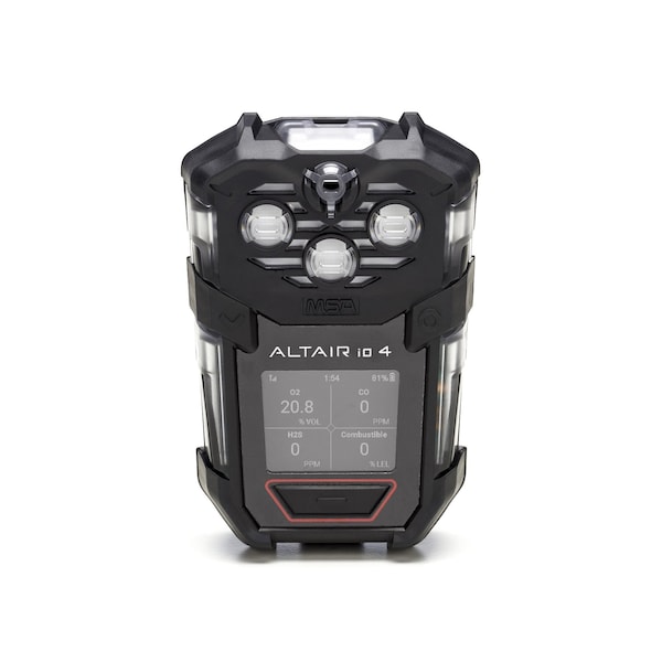 Msa Safety ALTAIR io(TM) 4 Gas Detection Wearable Multi-Gas Detector, LED, 17 hr Battery Life - 10245598