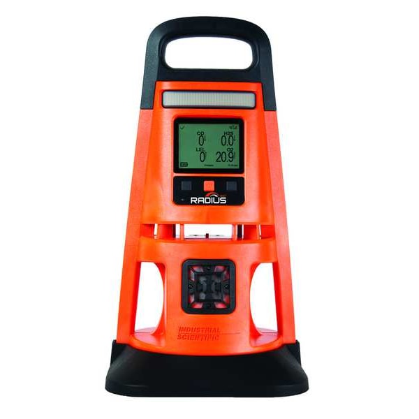 Industrial Scientific Radius BZ1 Multi-Gas Detector, IP66, Audible, Vibrating, Visual, LCD with Backlight - BZ1-K023001111