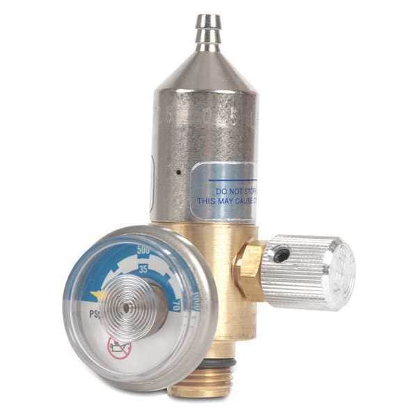 Industrial Scientific Gas Regulator, 0.5Lpm, Stainless Steel - 18103374
