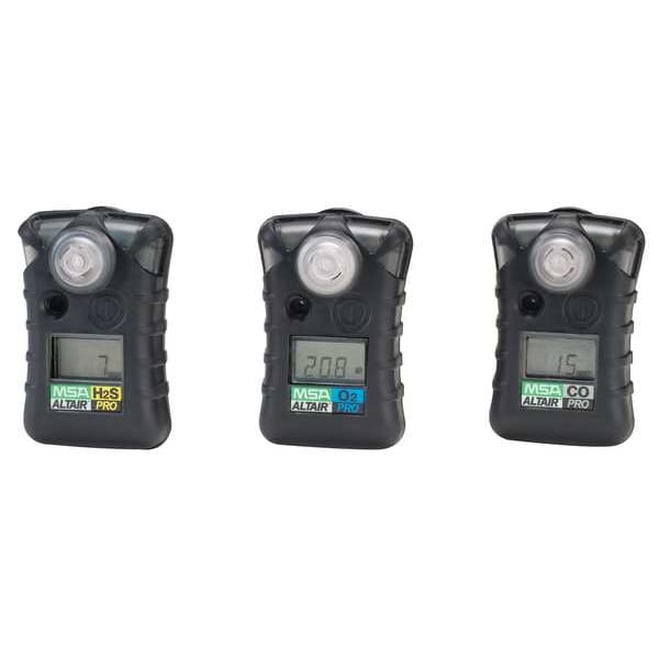 Msa Safety O2, Audible, Visual and Vibrating, 9,000 hr Battery Life - 10074137