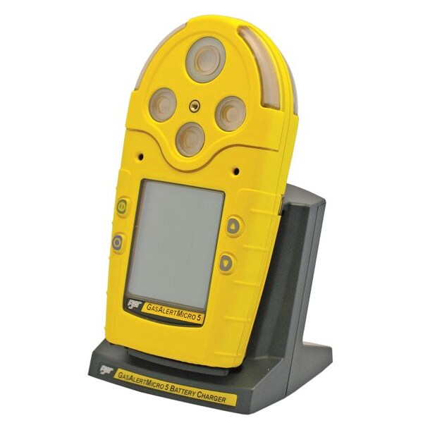 Honeywell Bw BW Micro 5 Multi-Gas Detector, Audible, Vibrating, Visual, LCD, 2 yr Battery Life - M5-XW0Y-R-P-D-Y-N-00