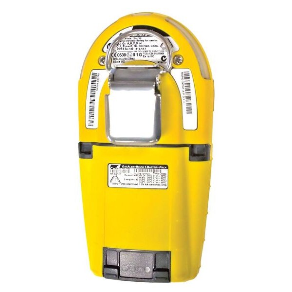 Honeywell Bw BW Micro 5 Multi-Gas Detector, Audible, Vibrating, Visual, LCD, 2 yr Battery Life - M5-XW0Y-R-P-D-Y-N-00