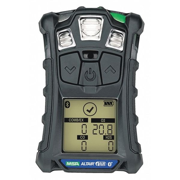 Msa Safety ALTAIR 4XR Multi-Gas Detector, Audible, LCD, 1 day Battery Life - 10178572