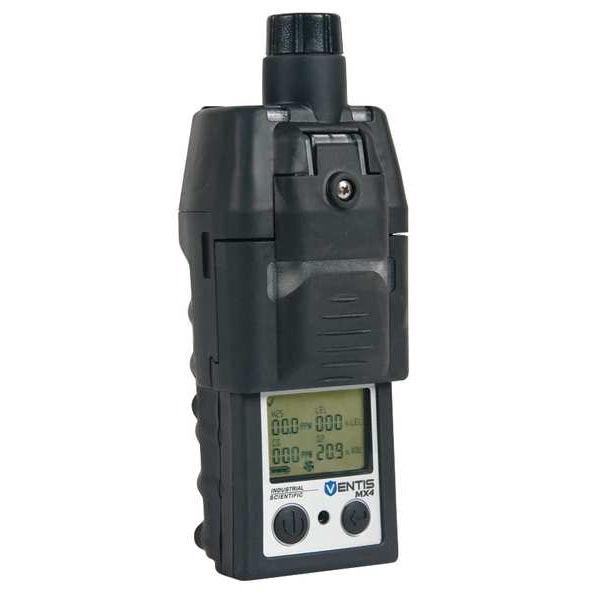 Industrial Scientific Ventis MX4 Multi-Gas Detector, IP66/IP67, Audible, Vibrating, Visual, LCD, 12 hr Battery Life - VTS-K5131-CPO