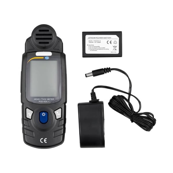Pce Instruments VOC Gas Detector, TVOC Range: 0.00 to 9.99 ppm - PCE-VOC 1