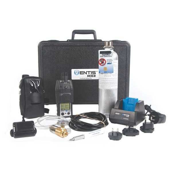 Industrial Scientific Ventis MX4 Multi-Gas Detector, IP66/IP67, Audible, Vibrating, Visual, LCD, 12 hr Battery Life - VK-K0032110111