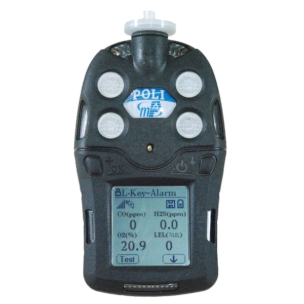Mpower POLI Pump Confined Space Kit 4-Gas Detector & Accessories in Hard Case - MP400P-4GAS-CSK