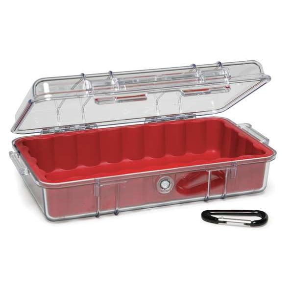 Pelican Micro Case, Yellow, 9.37 x 5.56 x 2.62 In - 1060