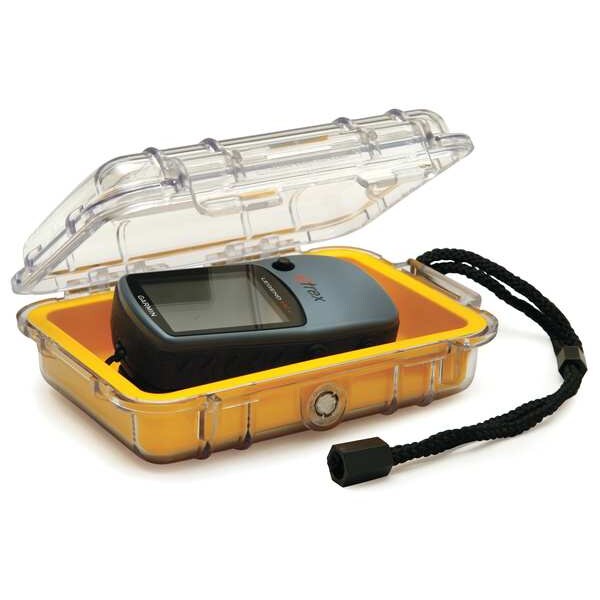 Pelican Micro Case, Yellow, 6.82 x 4.75 x 2.12 In - 1020-027-100