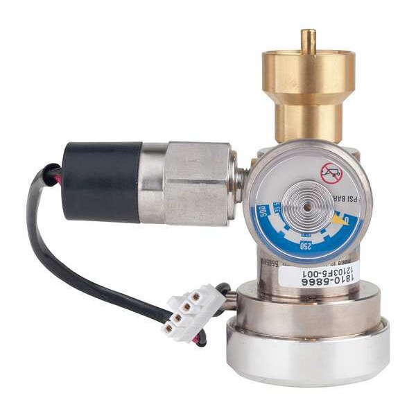 Industrial Scientific Gas Regltr w/Pressure Switch, 34L, CGA600 - 18105866