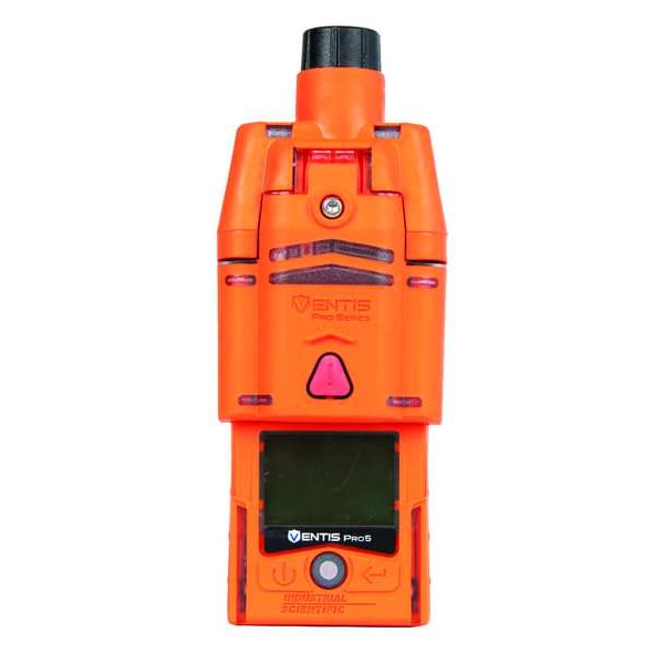 Industrial Scientific Ventis Pro5 Multi-Gas Detector, IP68, Audible, Vibrating, Visual, LCD with Backlight - VP5-KJ532111101