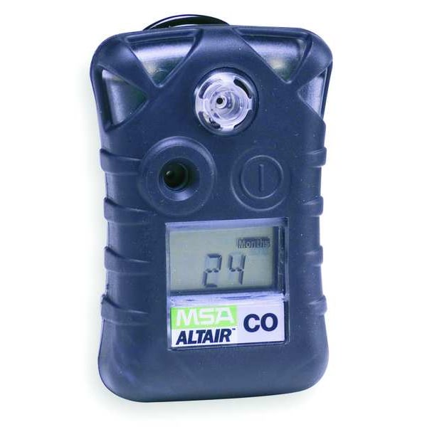 Msa Safety Single-Gas Detector, Audible, Visual and Vibrating, 2 yr Battery Life - 10092522