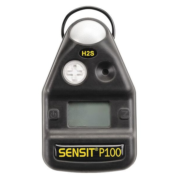 Sensit P100 Personal Monitor, Audible and Visual, 2 yr Battery Life - H2S