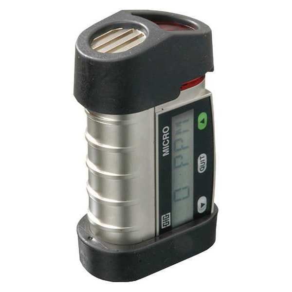 Gfg Single-Gas Detector, Audible, Vibrating, Visual, 6 mo Battery Life - 1418-027
