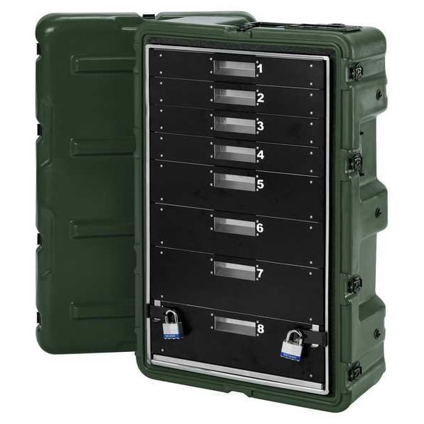 Pelican Medical Case, 8 Drwr, 32.75Lx20.87Wx12.61D - 472-MEDCHEST3-8D