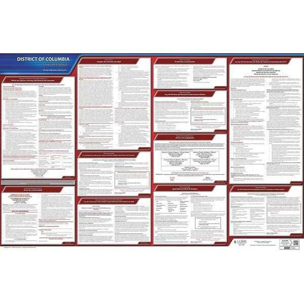 Jj Keller Labor Law Poster, State Labor Law, DC - 200-DC