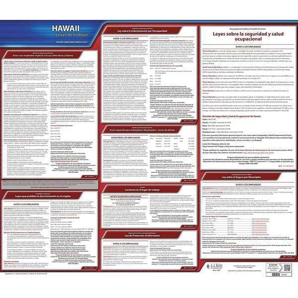 Jj Keller Labor Law Poster, State Labor Law, HI - 200-HI