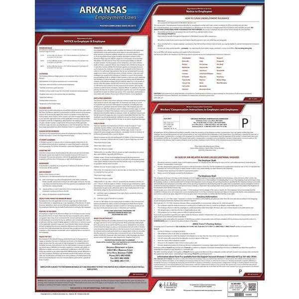 Jj Keller Labor Law Poster, State Labor Law, AR - 100-AR