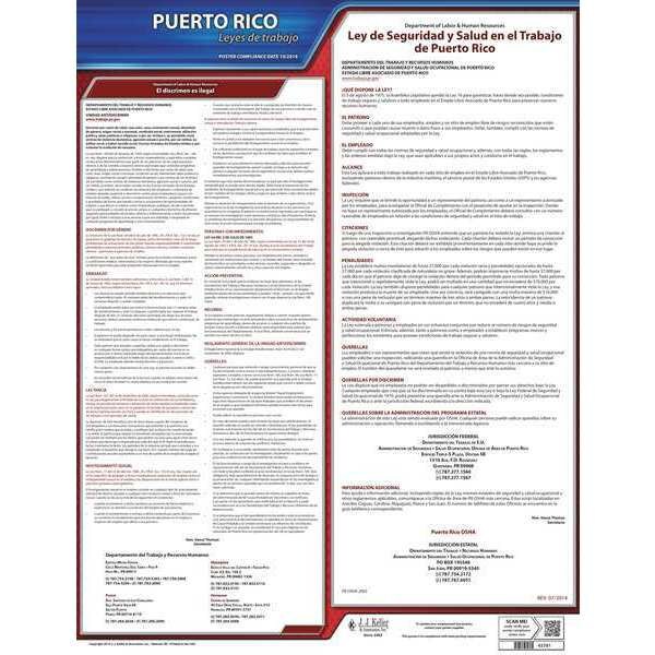 Jj Keller Labor Law Poster, State Labor Law, PR - 200-PR