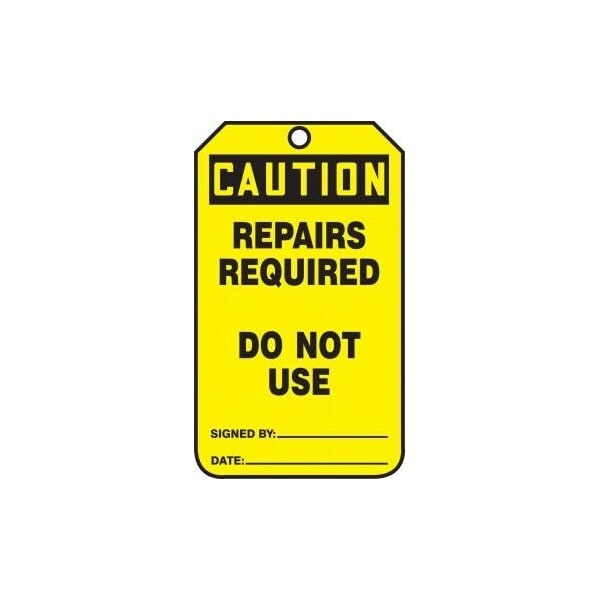 Accuform PF-Cardstock, 3-1/4 in Width, 1/4 in Height, , 25 PK - MDT657CTP