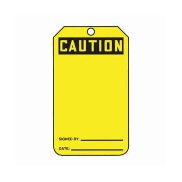 Accuform RP-Plastic, 3-1/4 in Width, 0.075 in Height, , 25 PK - MDT612PTP