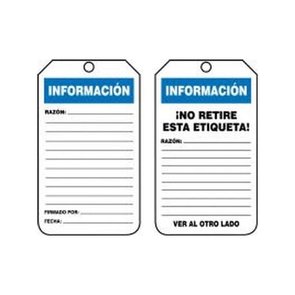 Accuform Caution, Self-Laminating PF-Cardstock, 3-1/4 in Width, 0.06 in Height, , 5 PK - SHTRS241LTM